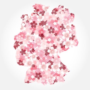 Germany　Map Country Cherry